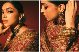 Deepika Padukone accessorised her look with sindoor