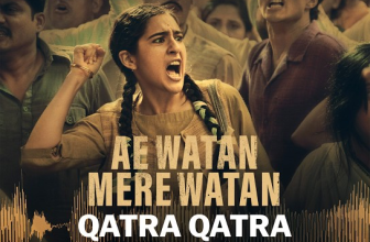 Qatra Qatra Lyrics Sukhwinder Singh (From 'Ae Watan Mere Watan')