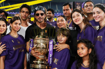 Shah Rukh Khan Holds KKR's IPL 2024 Trophy